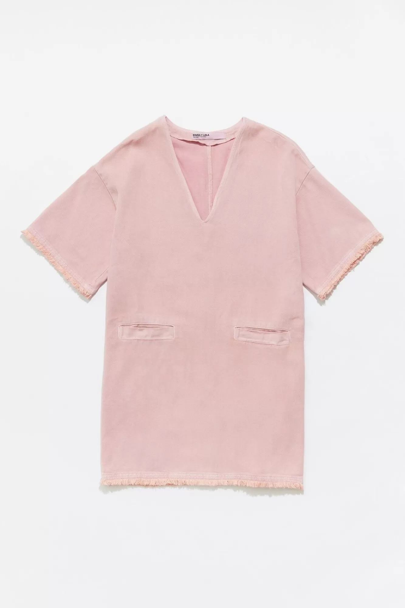 BIMBA Y LOLA Vestido Denim Corto Rosa Discount